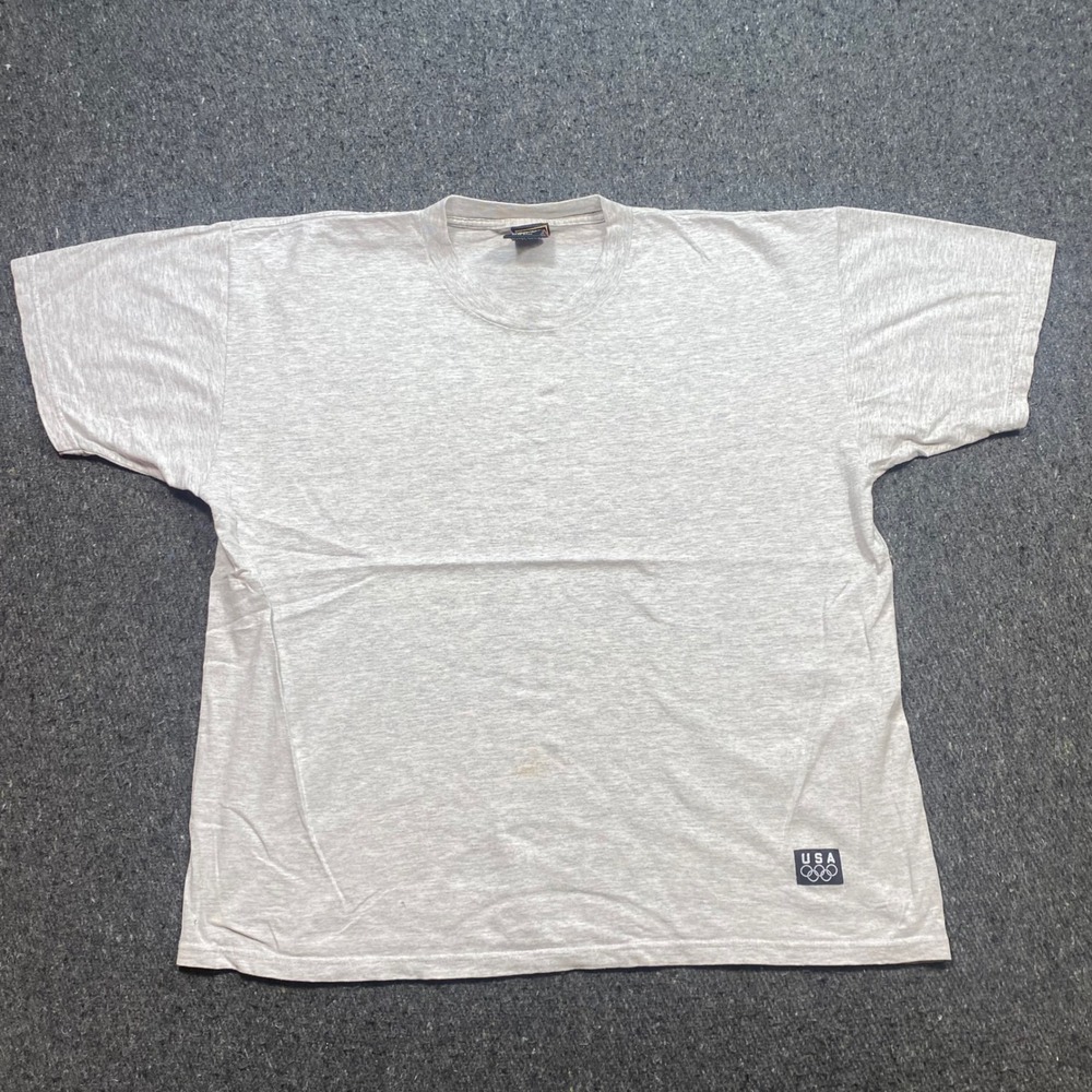 USA Olympics TShirt Sz XL Mens Gray Streetwear‎ 90s Retro JCPenney Games Tee